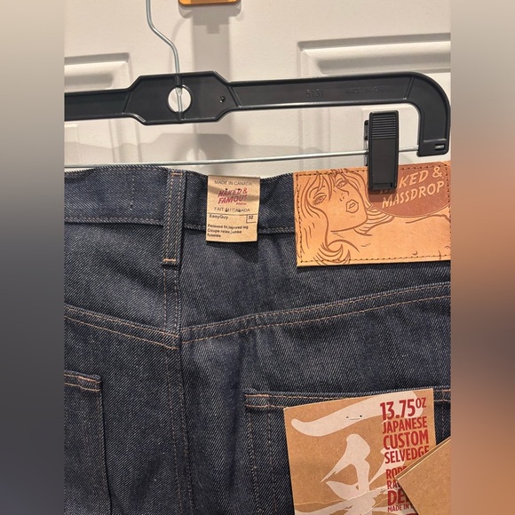 NWT Naked & Famous Denim True Guy Natural Indigo Selvedge - Picture 5 of 7